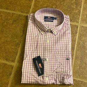 Vineyard Vines Classic Fit Tucker Shirt- long sleeve button down- L